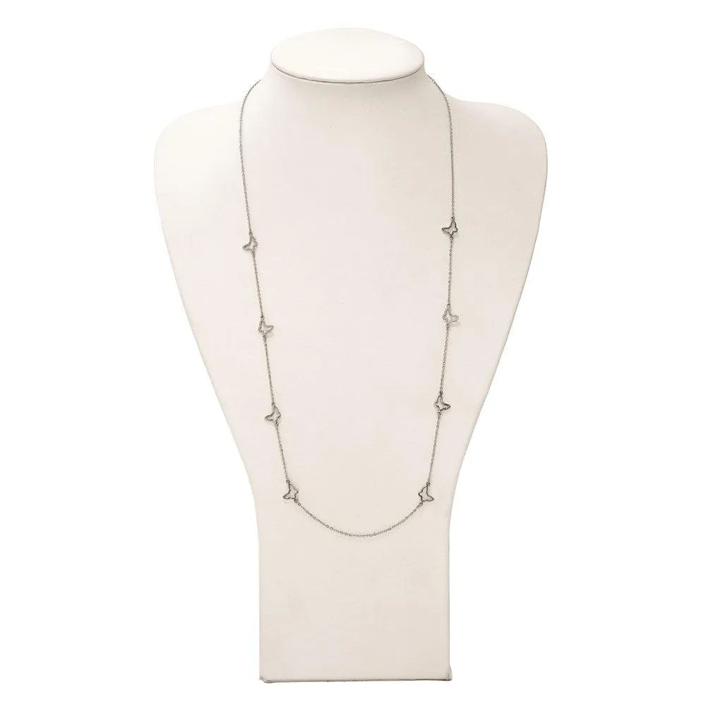 Stainless Steel Butterfly Necklace