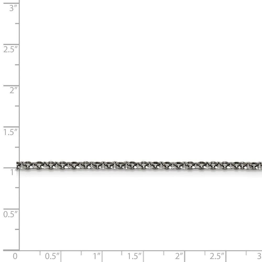 Stainless Steel Polished 3.20mm Rolo Chain | SRN1884