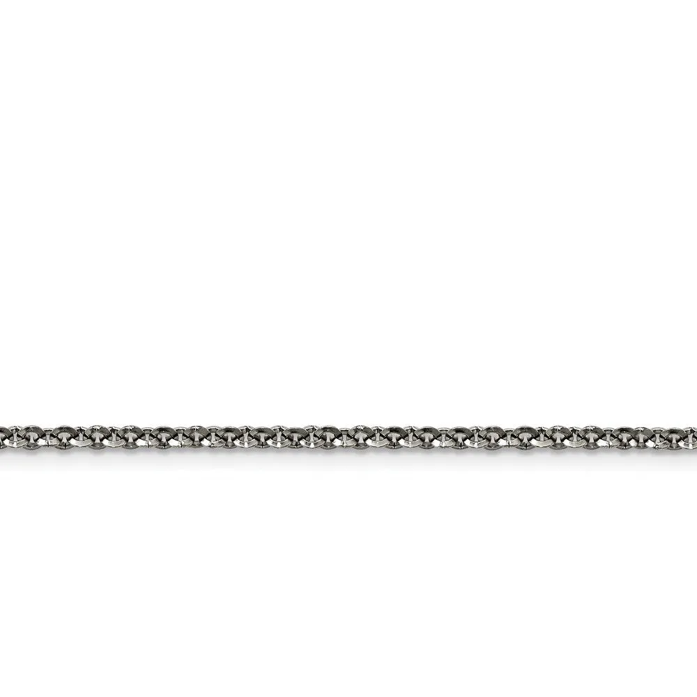 Stainless Steel Polished 3.20mm Rolo Chain | SRN1884