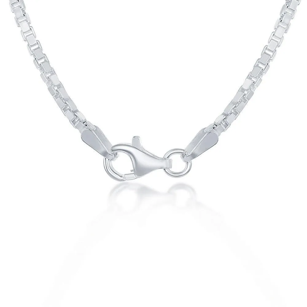 Sterling Silver 1.8mm Box Chain, 18"