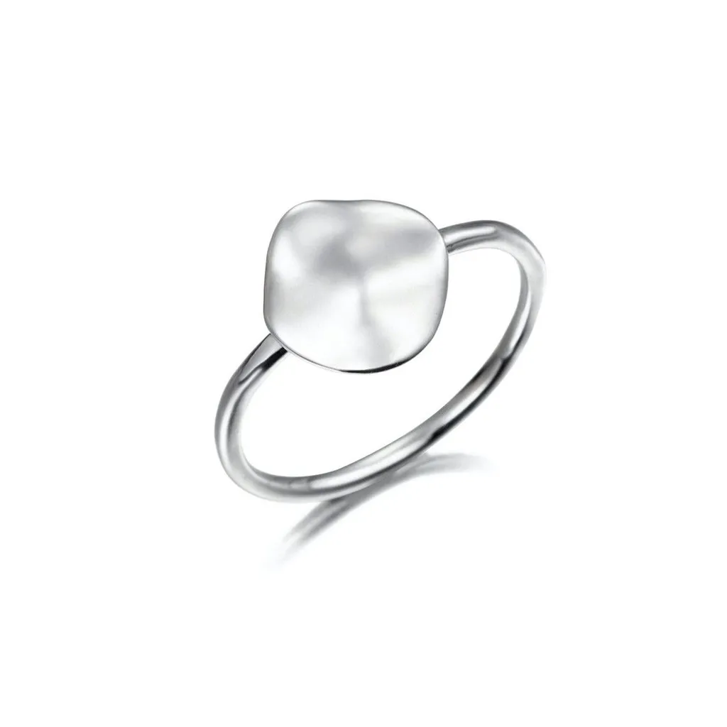 Sterling Silver 'Aqua' Ring