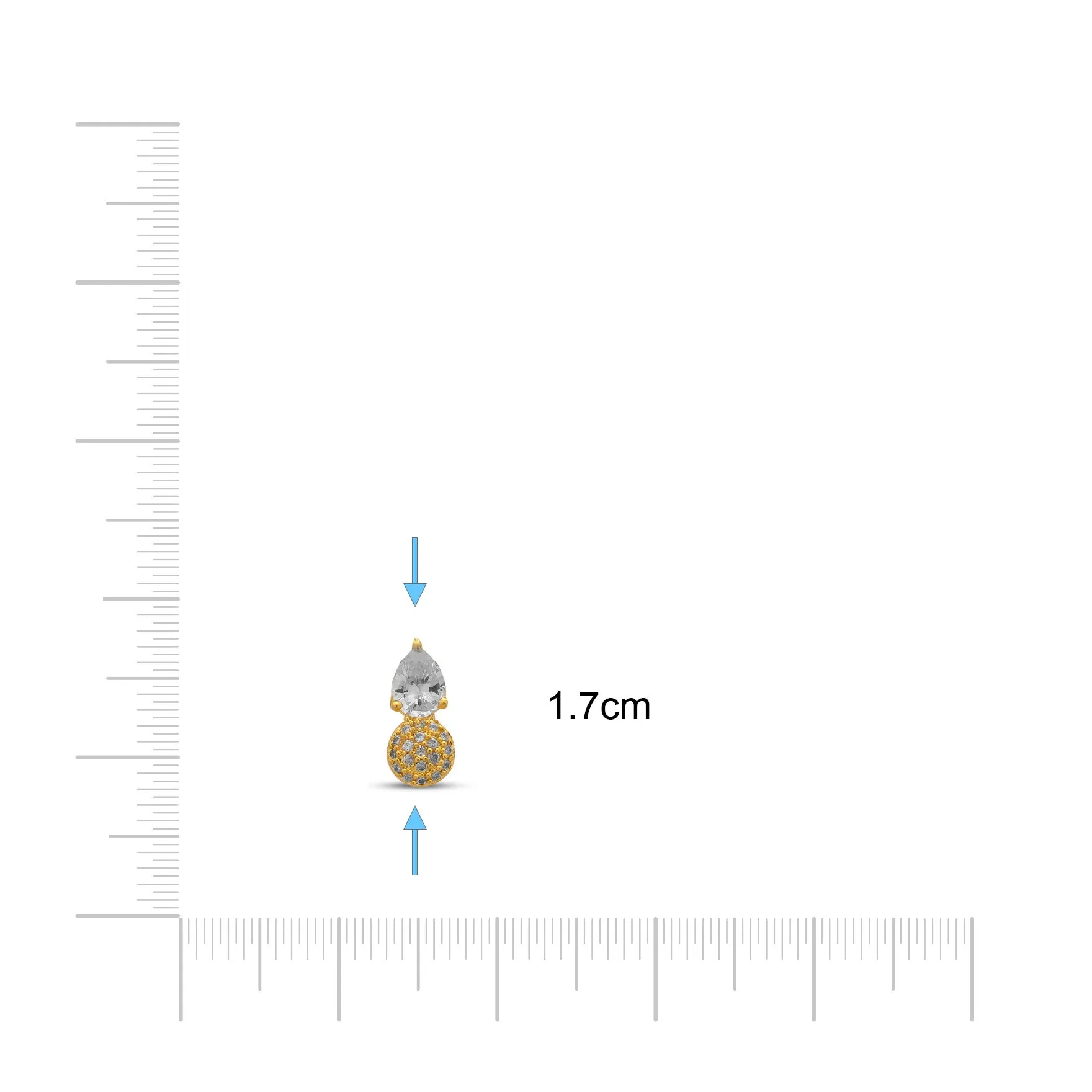 STONE EARRING PSST80W-041