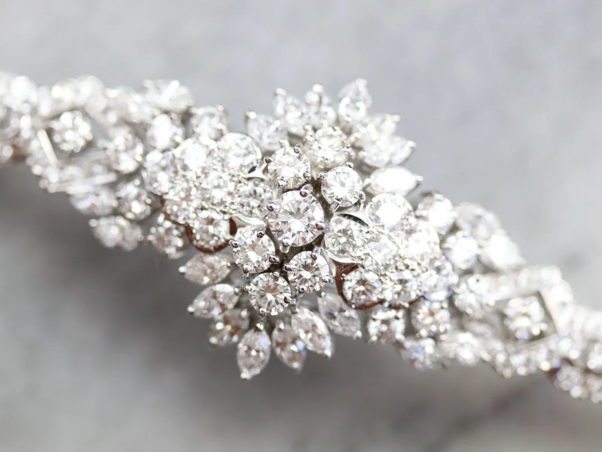 Stunning Marquise Diamond Bracelet