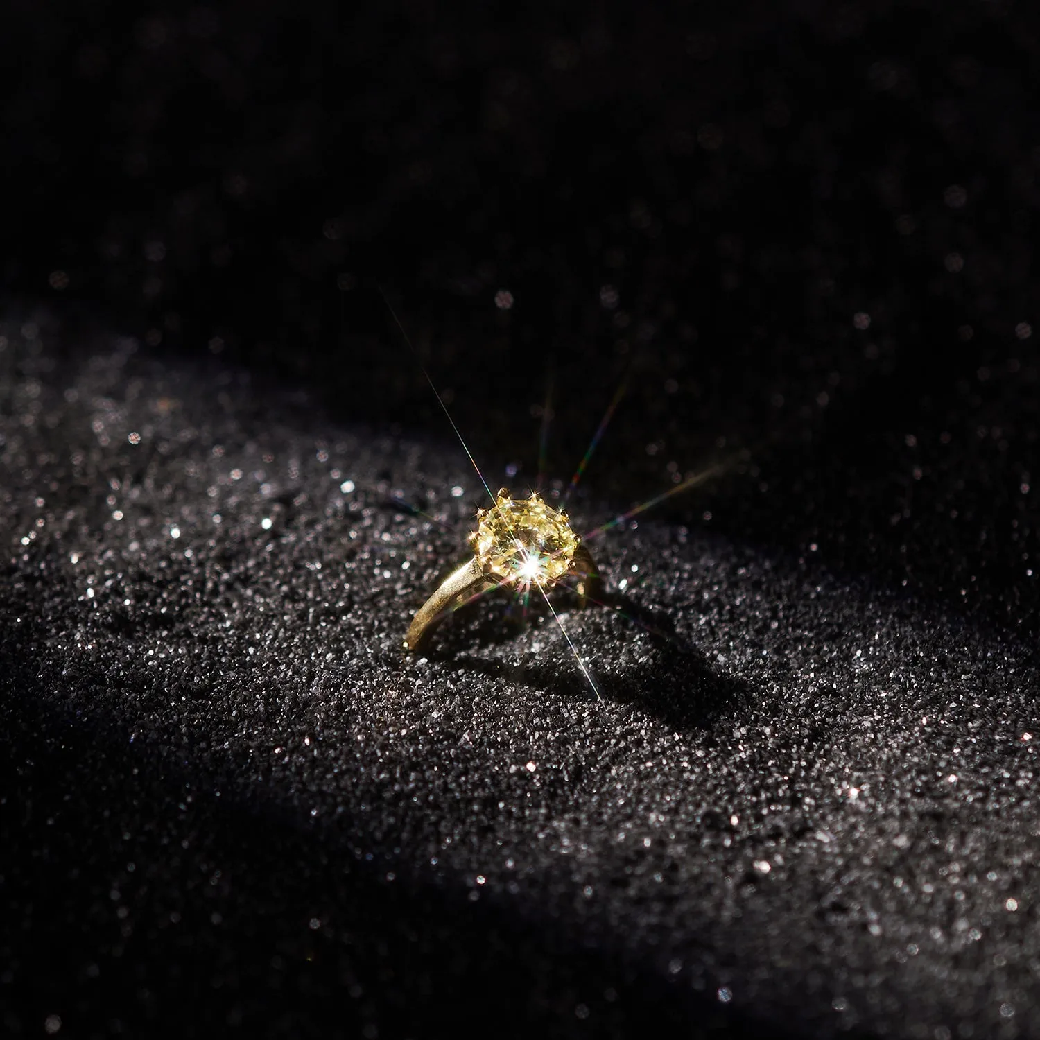 Sunlit Glow Diamond Ring