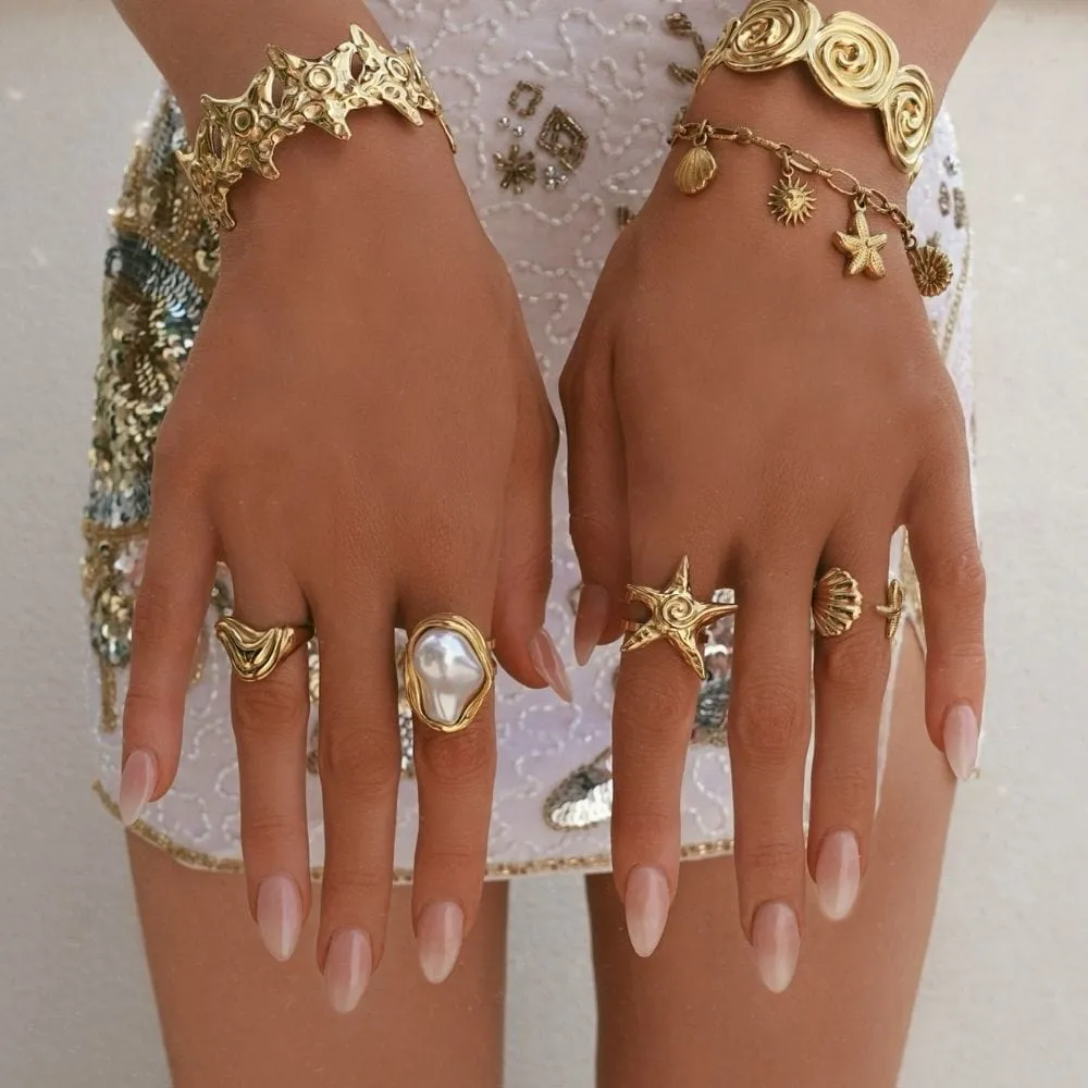 Swirl Cuff Bracelet