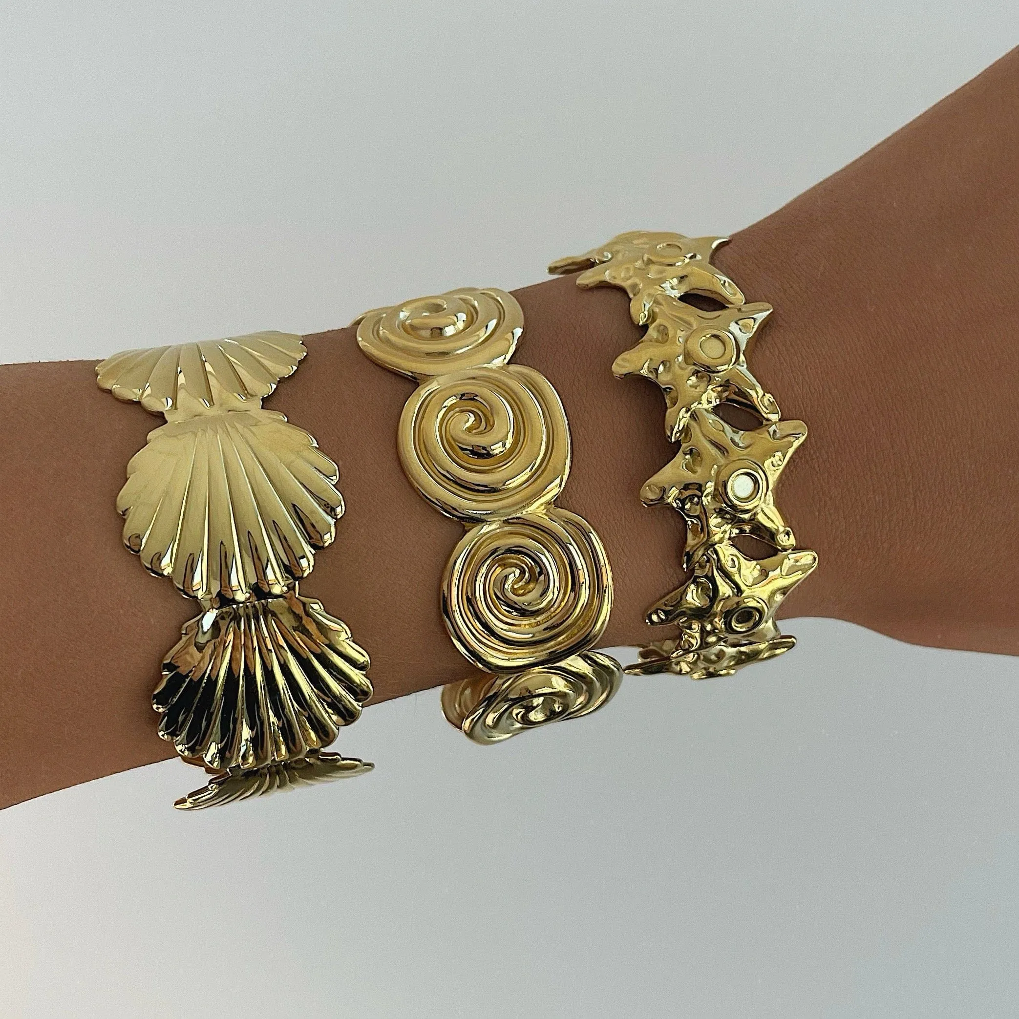 Swirl Cuff Bracelet
