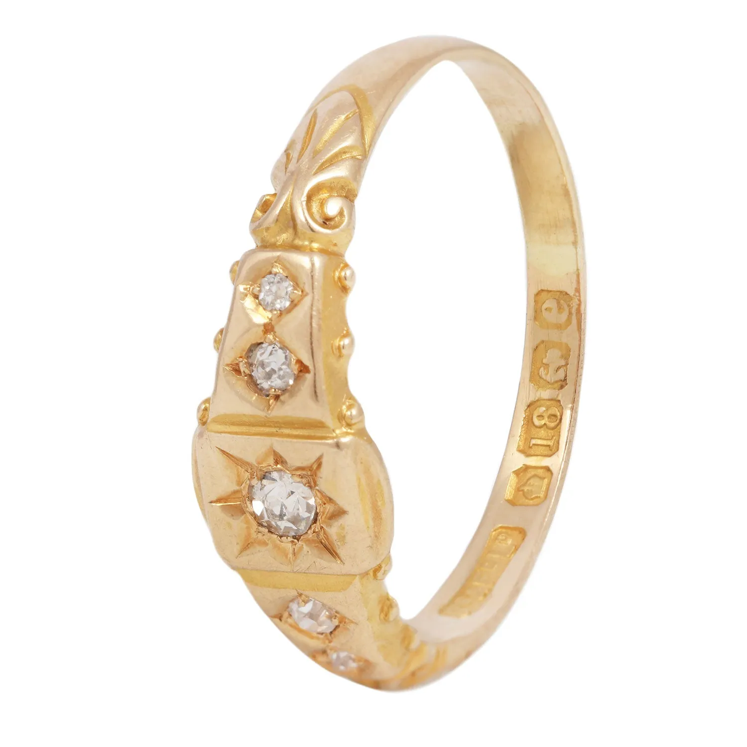 Symphony Diamond Star Ring
