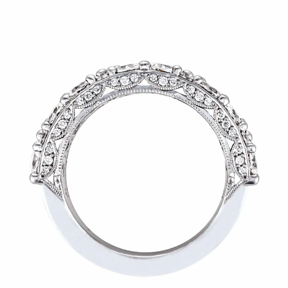Tacori East West Marquise and Pear Mosaic Wide Band
