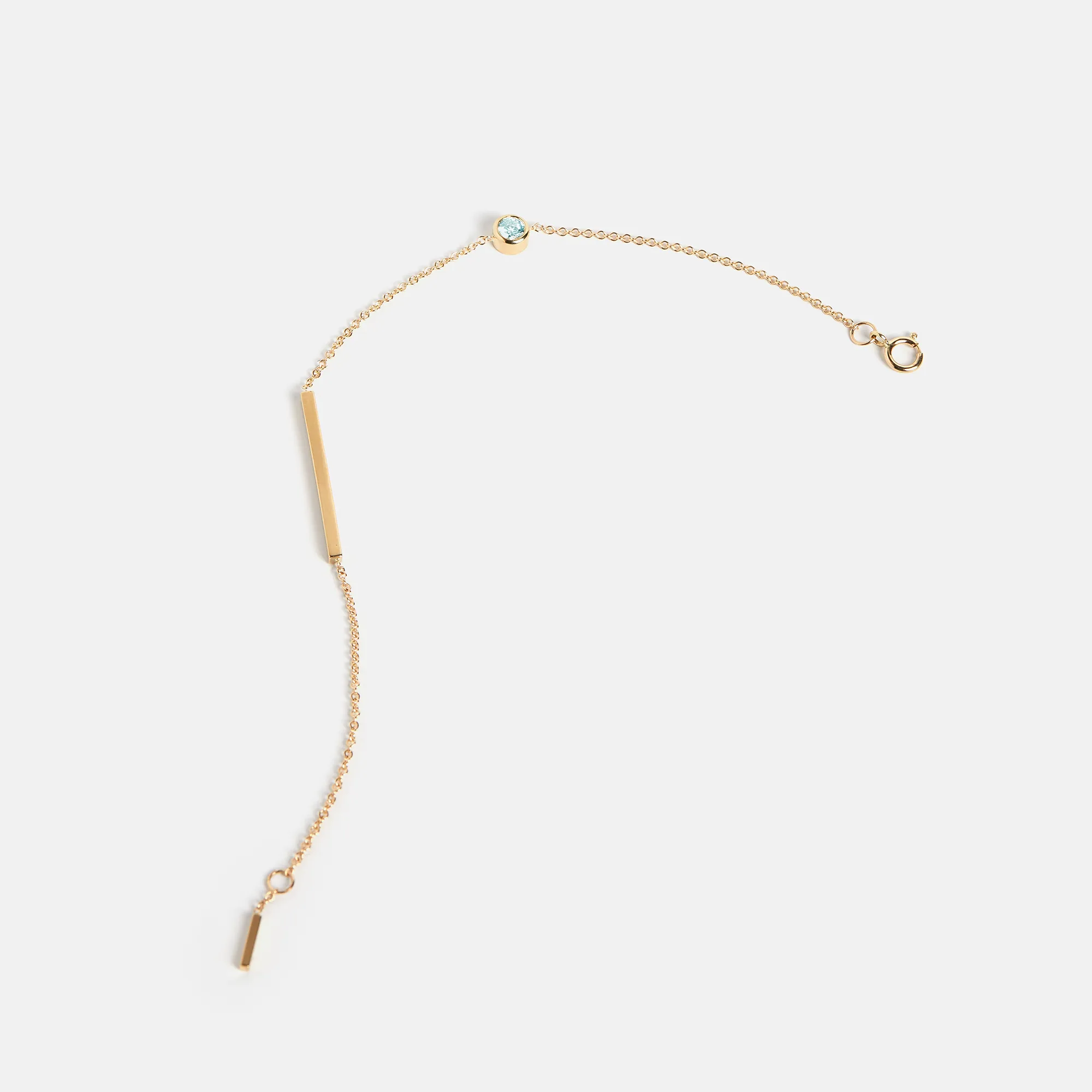 Tali Bracelet with Aquamarine