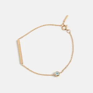 Tali Bracelet with Aquamarine