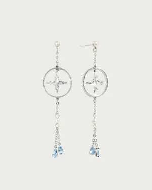 The Star Earrings in Silver