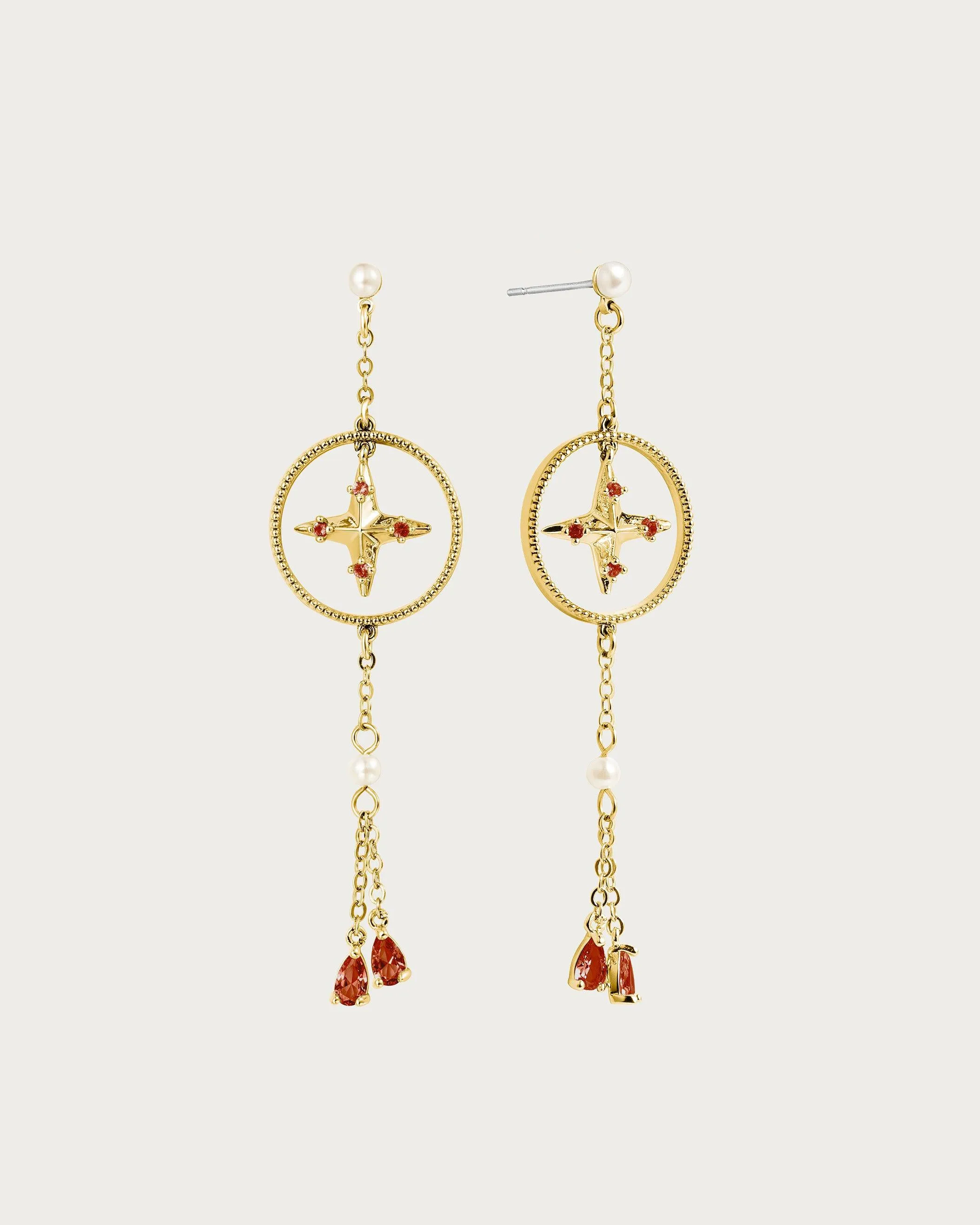 The Star Earrings in Silver