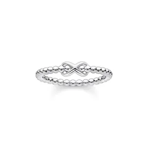 Thomas Sabo Charm Club Sterling Silver Infinity Dots Ring D