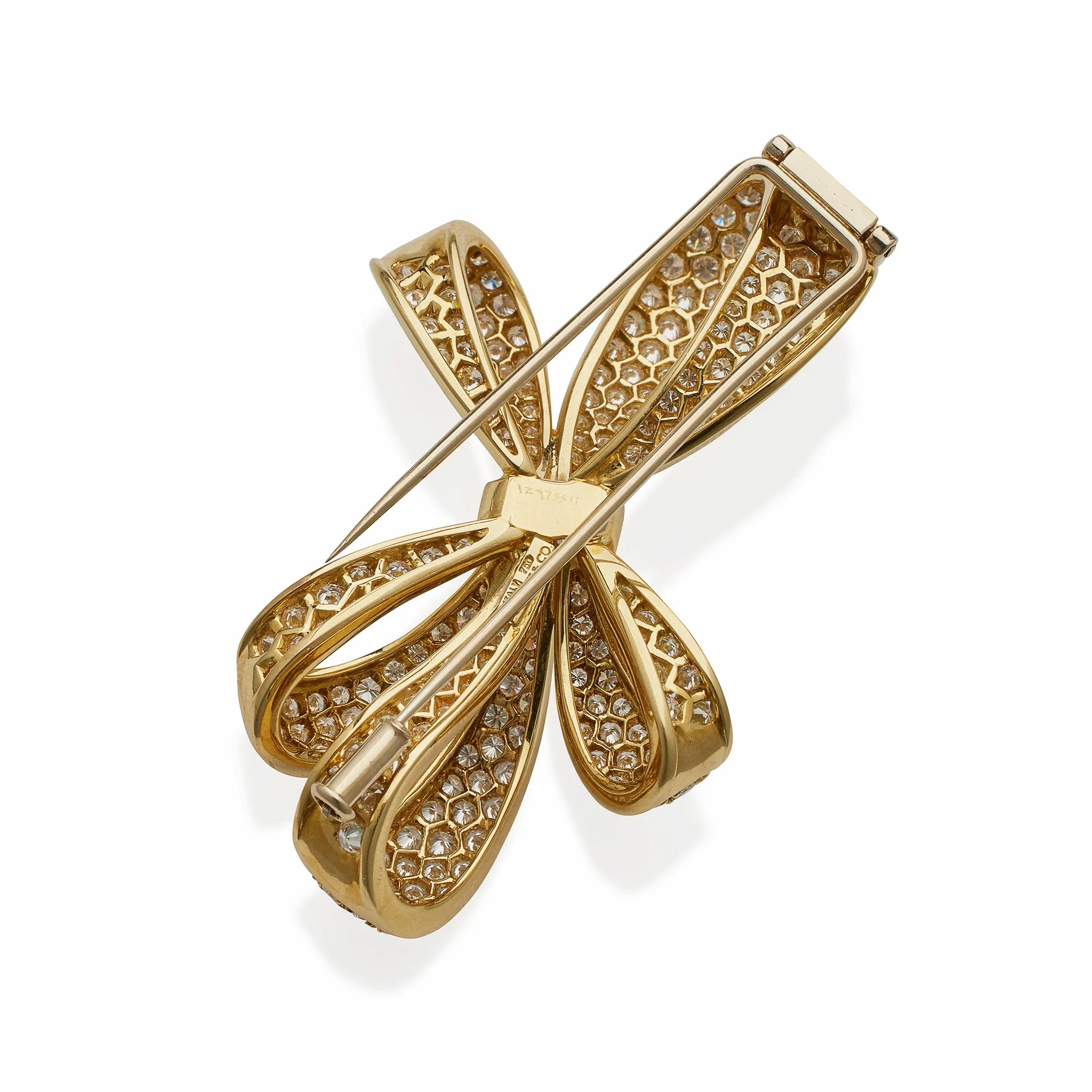 Tiffany & Co. Diamond Bow Brooch