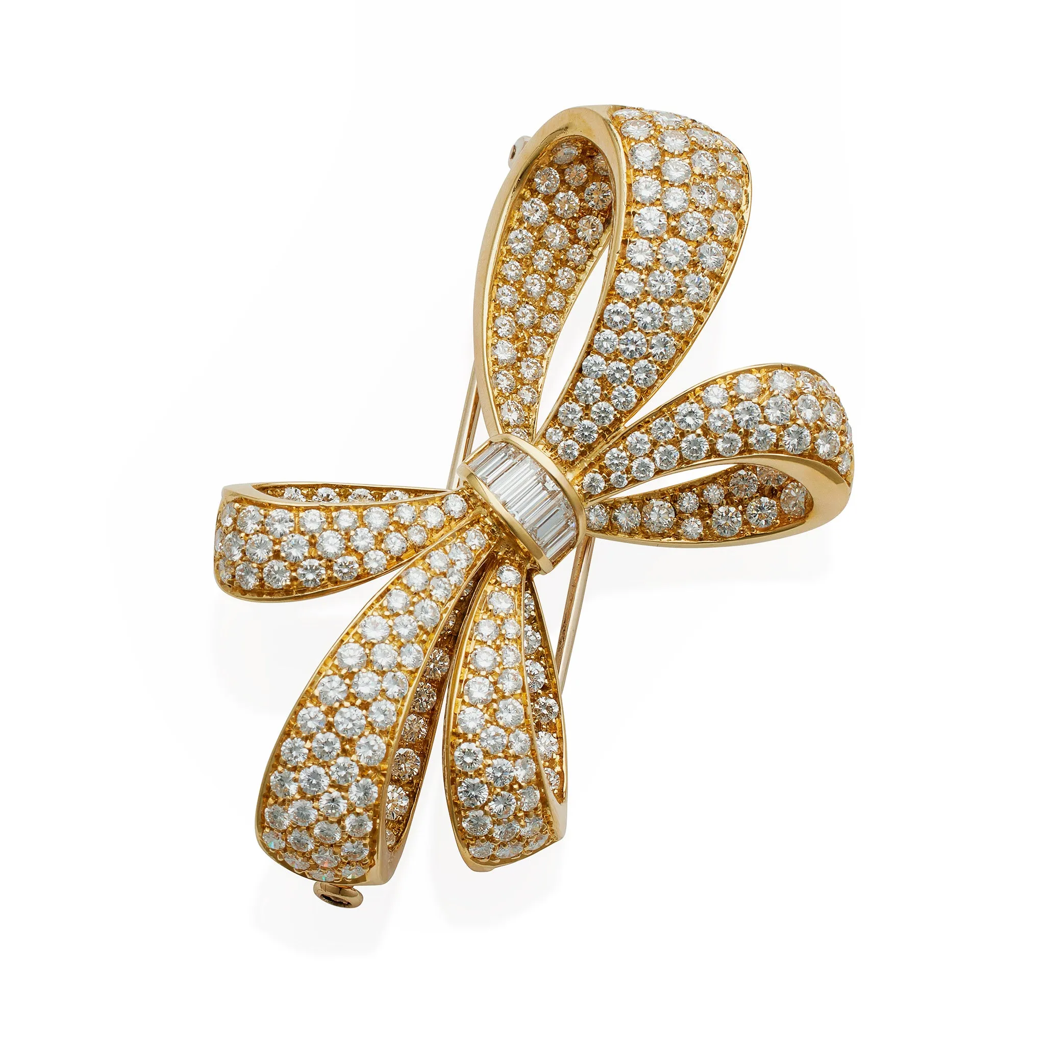 Tiffany & Co. Diamond Bow Brooch