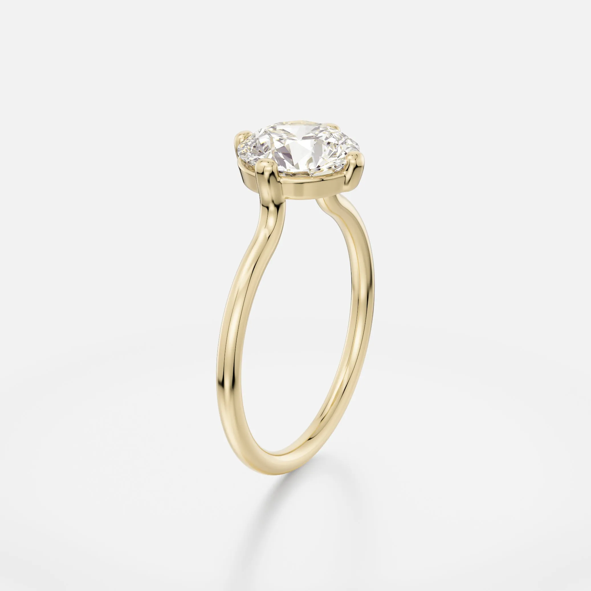 Veli Ring with 2.00ct Natural Diamond in Gold