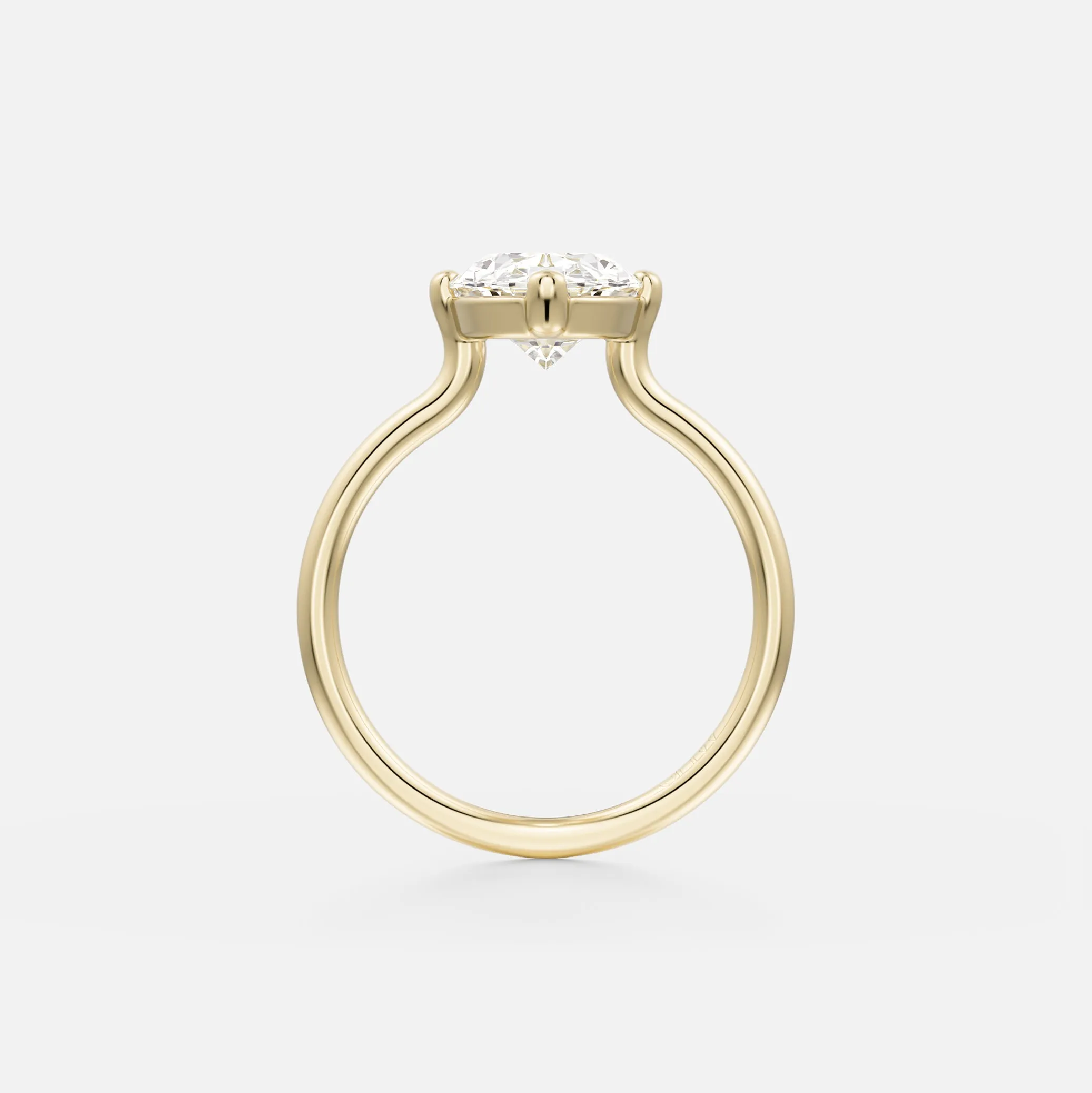 Veli Ring with 2.01ct Natural Diamond in Gold