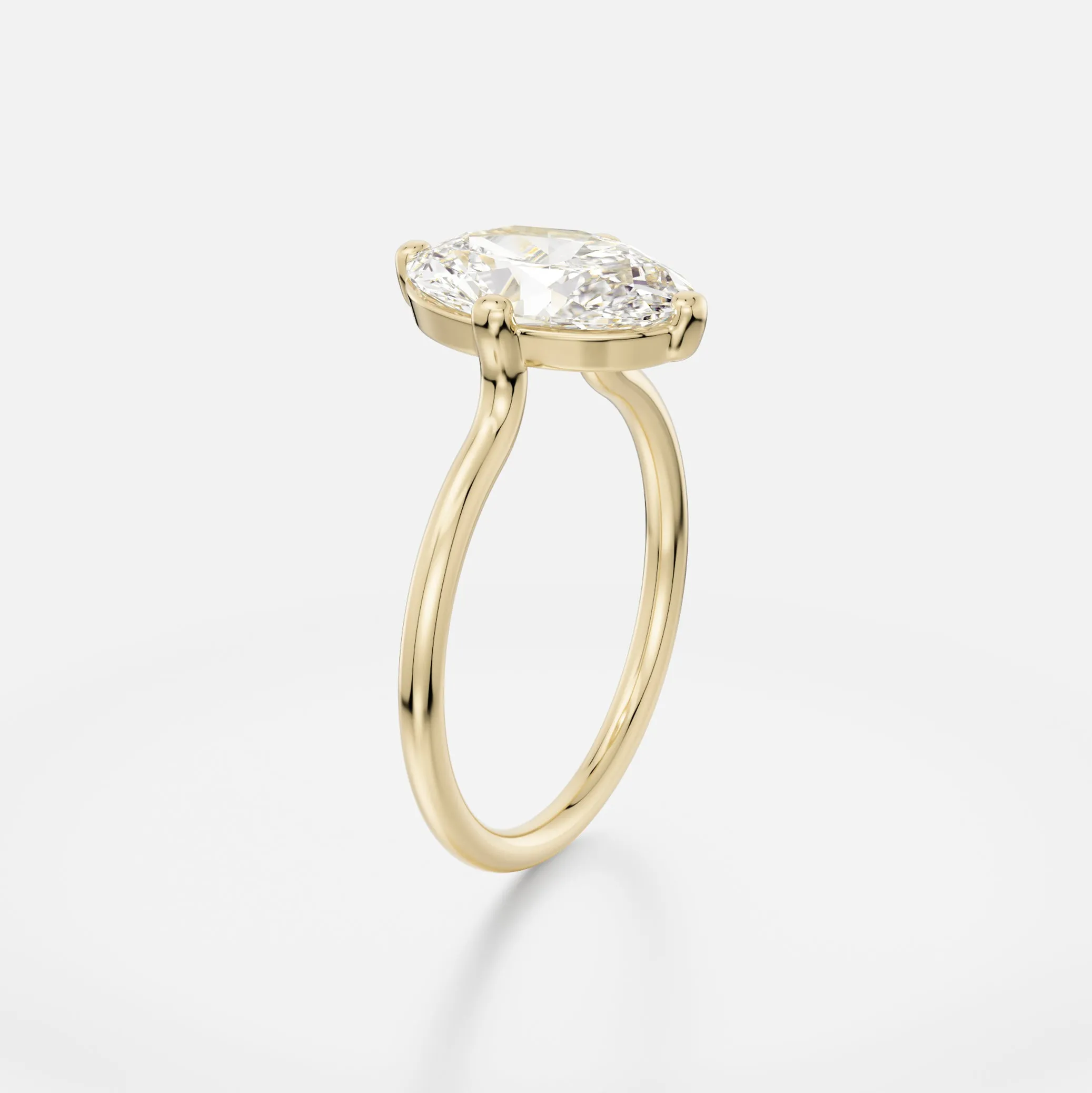Veli Ring with 2.01ct Natural Diamond in Gold