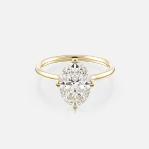 Veli Ring with 2.01ct Natural Diamond in Gold