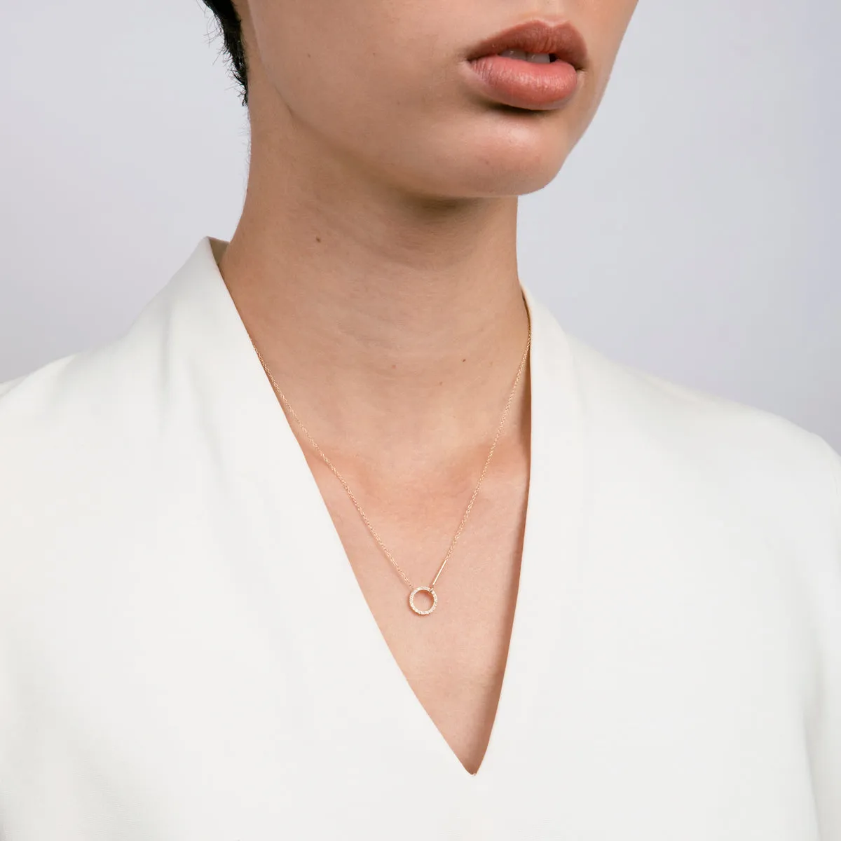 Visata Necklace with Diamonds