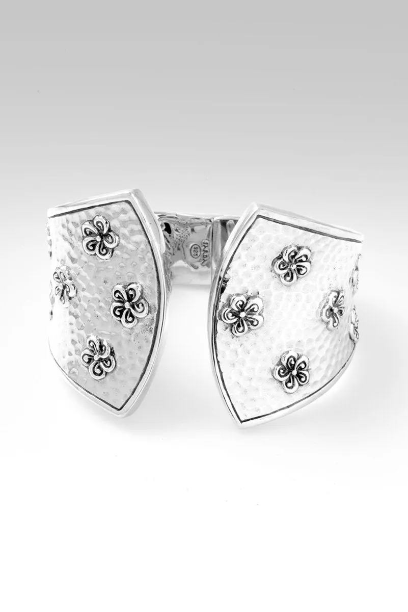Where Flowers Bloom So Does Hope Tip-to-Tip Bracelet? in Frangipani