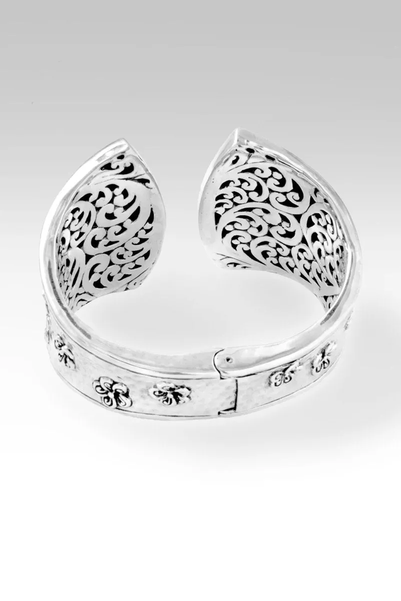 Where Flowers Bloom So Does Hope Tip-to-Tip Bracelet? in Frangipani