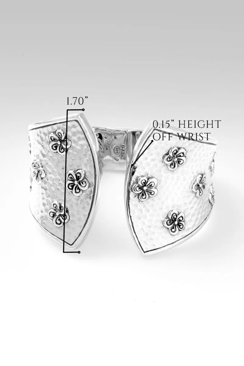 Where Flowers Bloom So Does Hope Tip-to-Tip Bracelet? in Frangipani