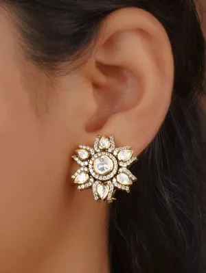 White Color Victorian Earrings - VCSL925-EAR13