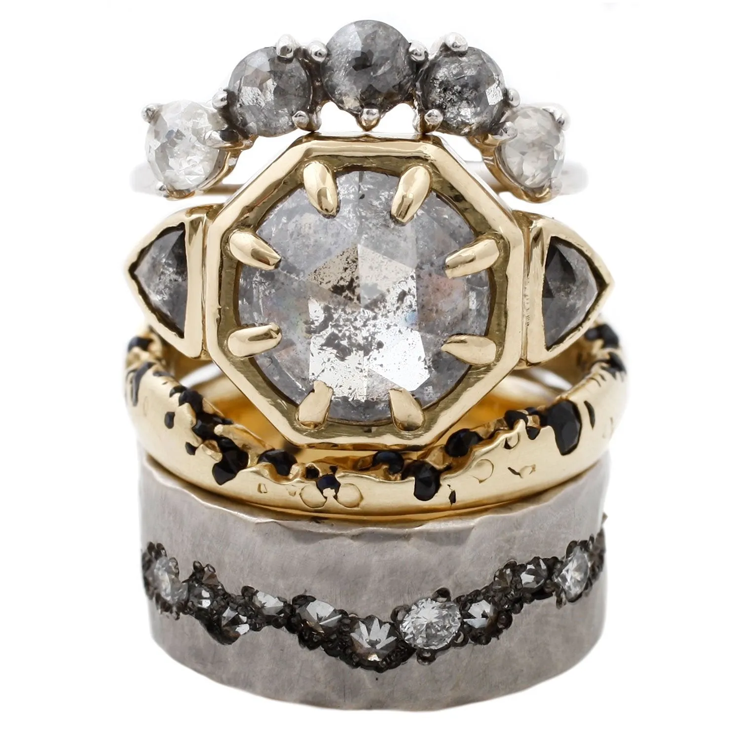 White Diamond Fissure Eternity