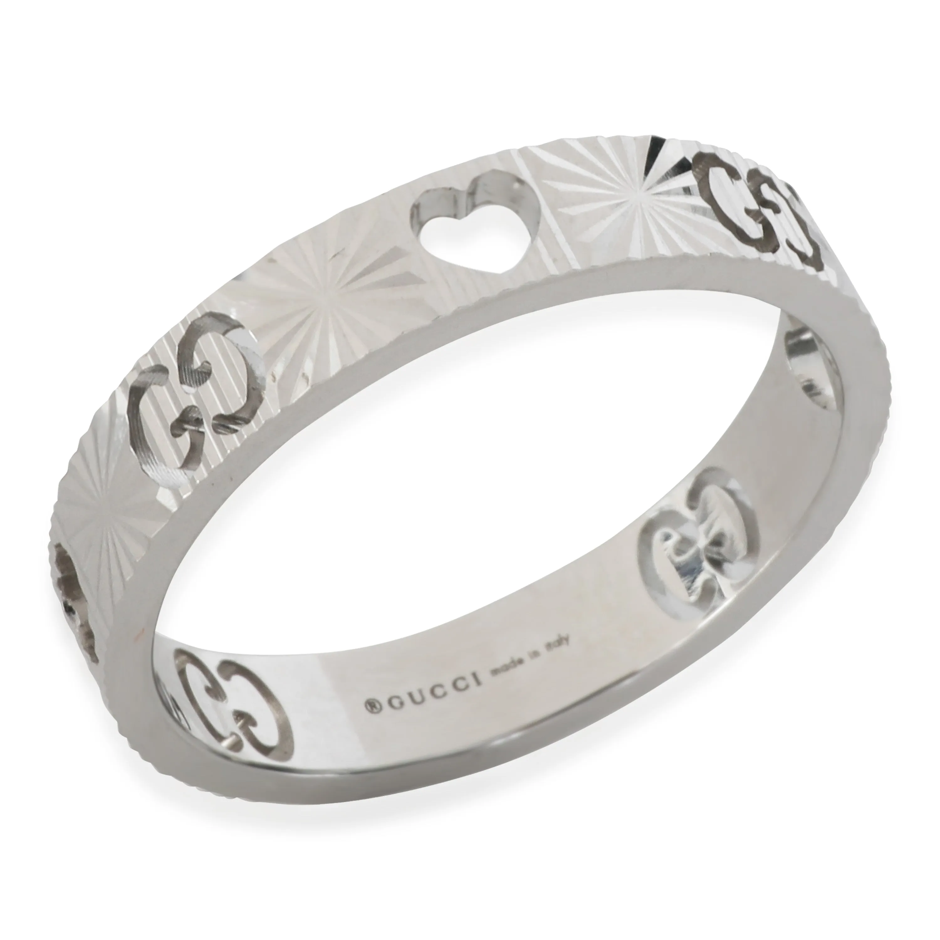 White Gold  Icon Ring