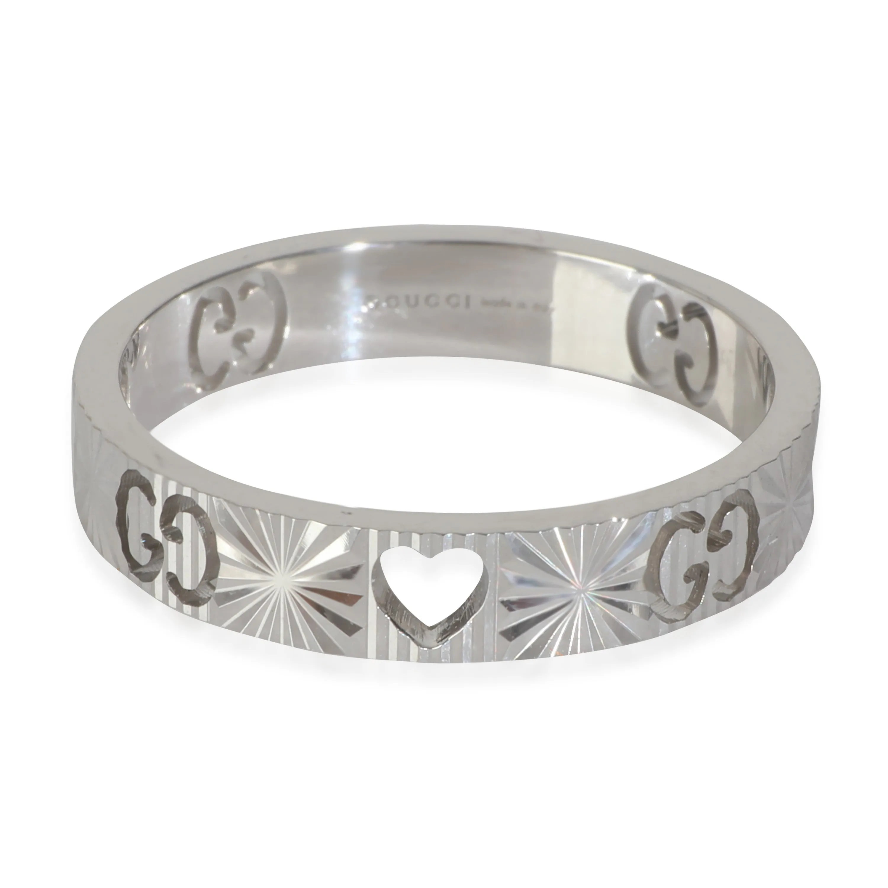 White Gold  Icon Ring