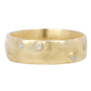 Wide Organic Diamond Band