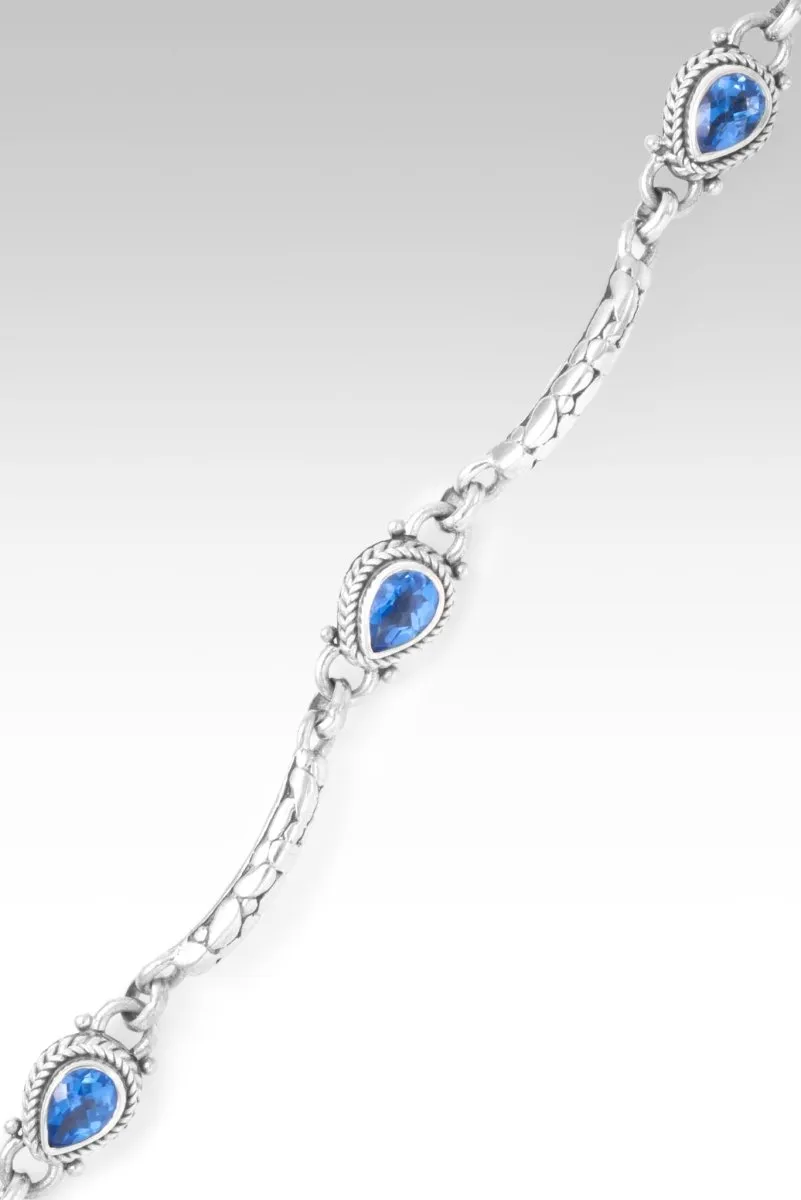 Wish Bracelet? in Royal Bali Blue? Mystic Topaz