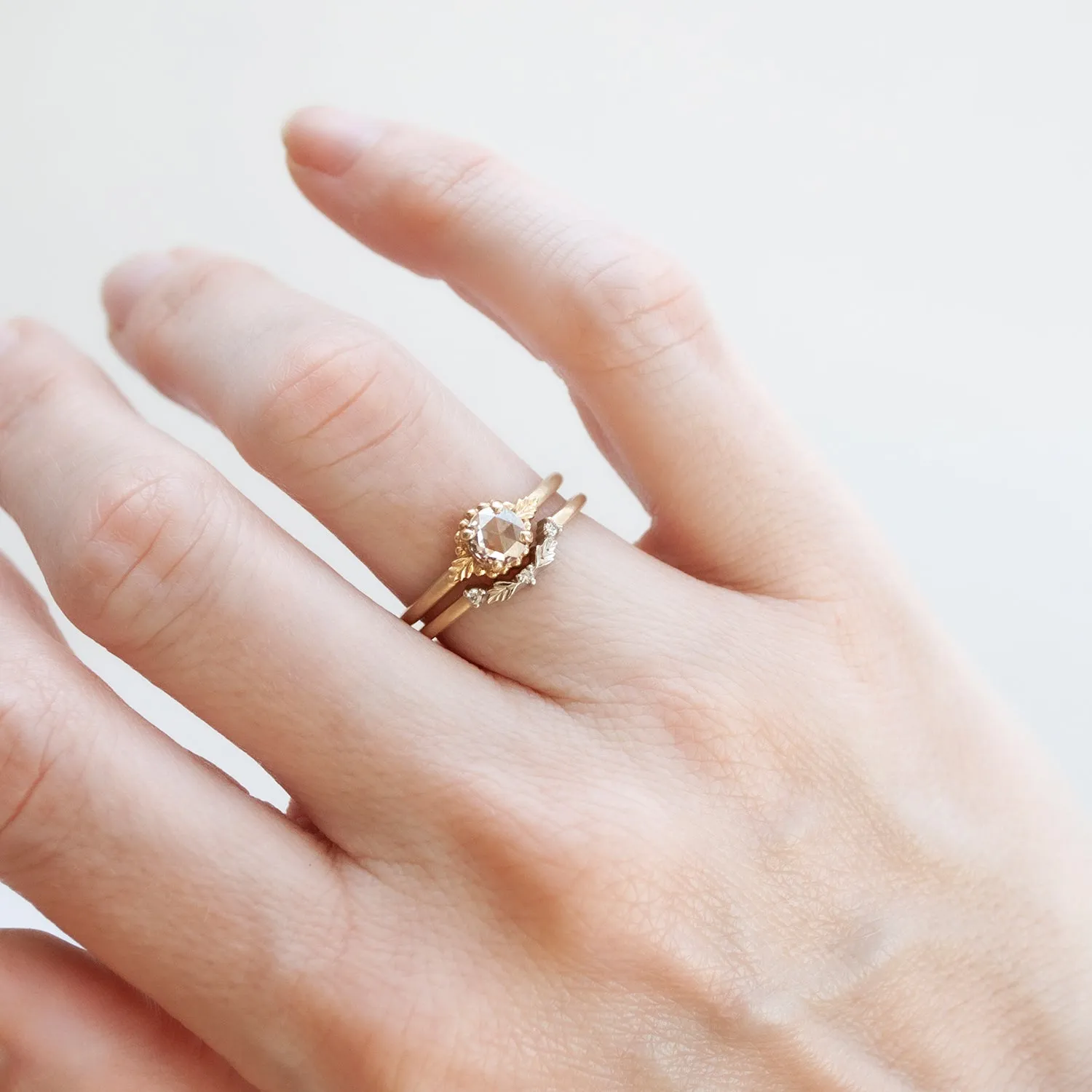 Wood Nymph Diamond Nesting Band