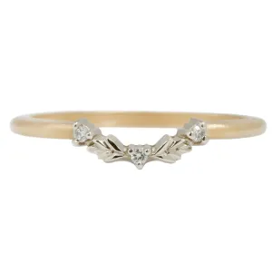 Wood Nymph Diamond Nesting Band