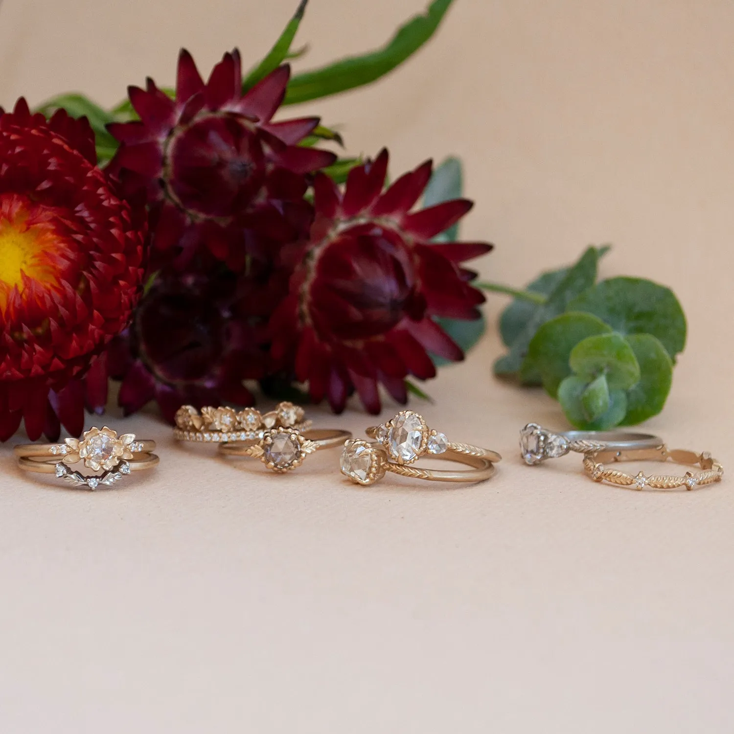 Wood Nymph Diamond Nesting Band