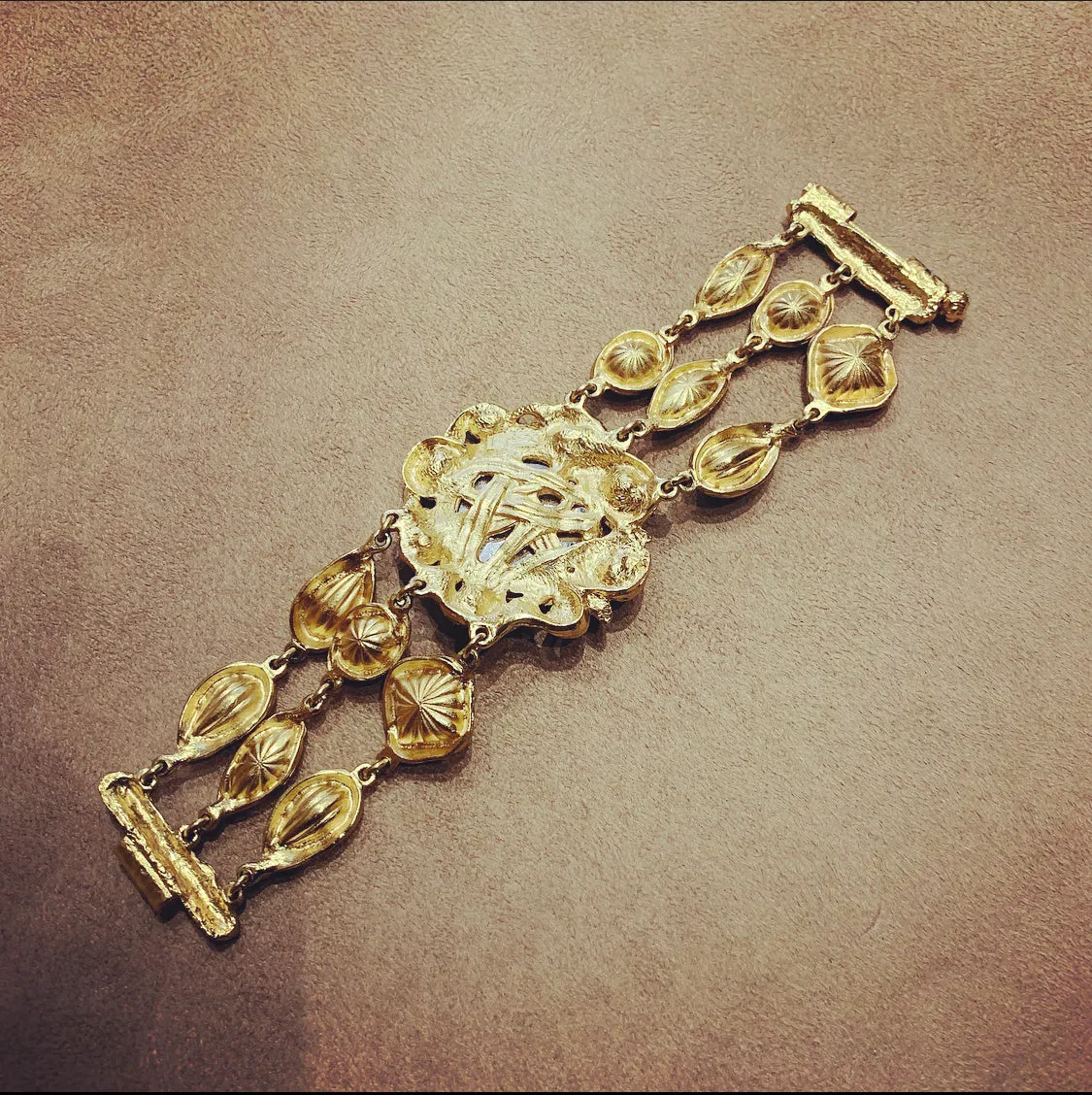 Yves Saint Laurent Blue Statement bracelet